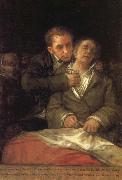 Francisco Goya Self-Portrait with Dr Arrieta France oil painting artist